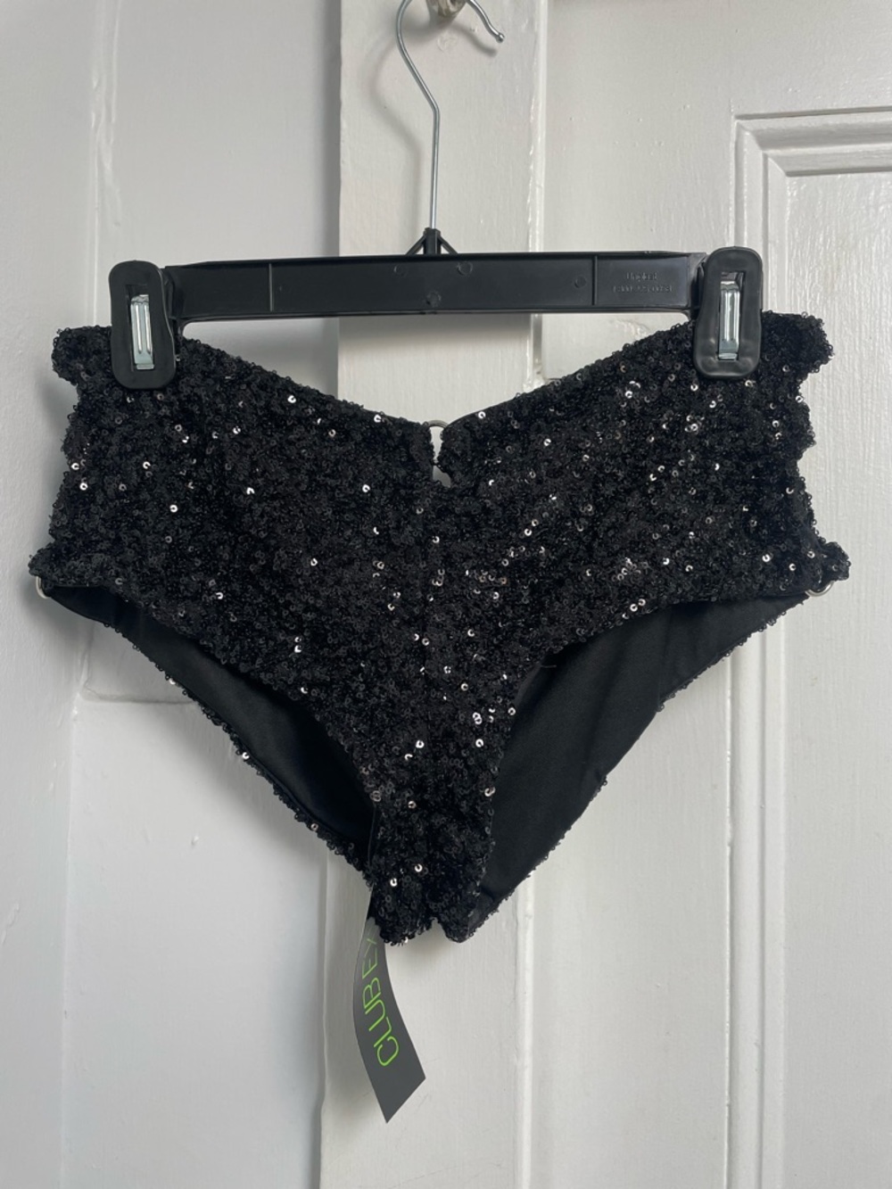 NWT Club Exx Sunlit Reflections Sequin Booty Shorts